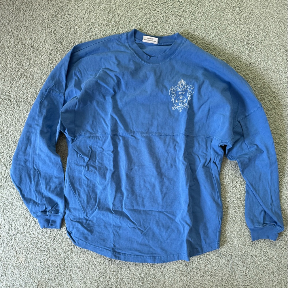 Spirit Oversized KKG Blue Long Sleeve Top Size M